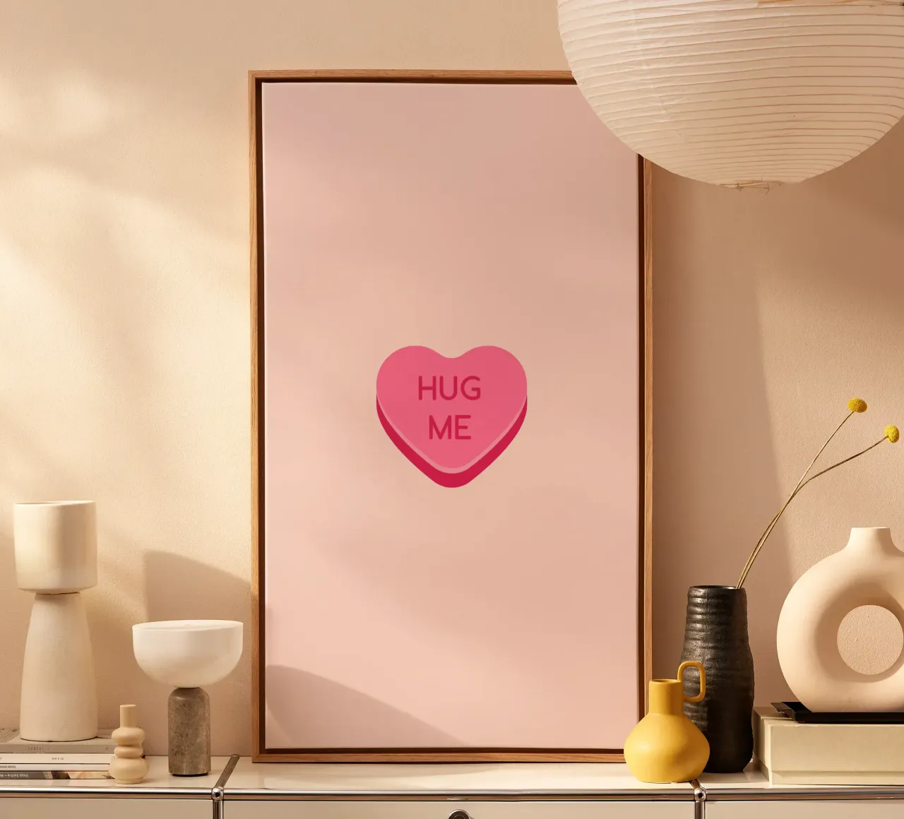 Snoep Hart canvas met Baklijst van Studio Mooodz