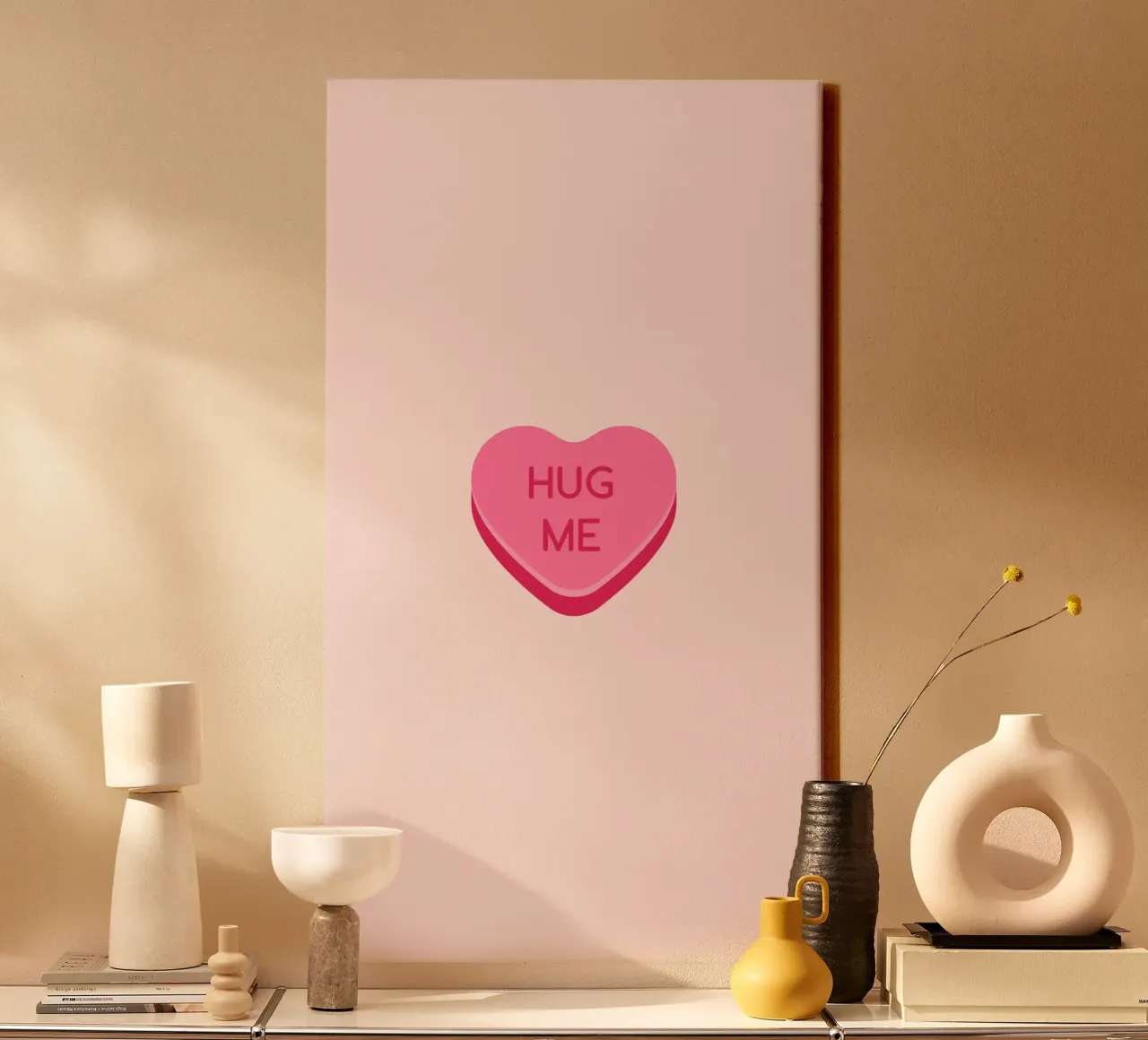 Snoep Hart canvas met Baklijst van Studio Mooodz