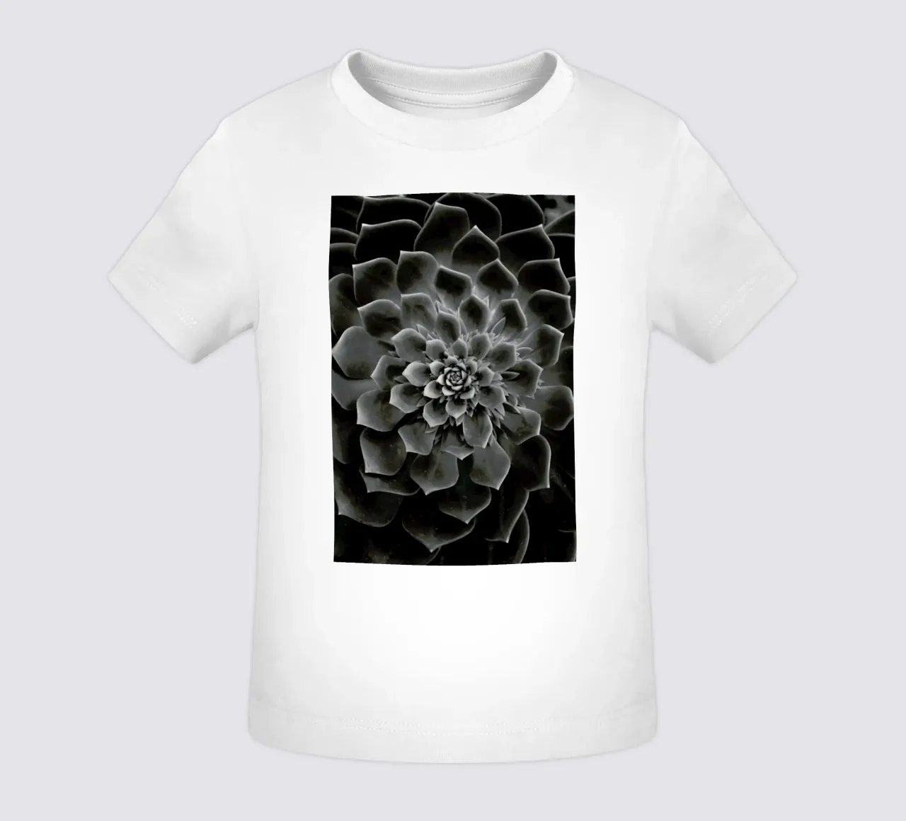 Succulent II baby t-shirt by Victoria Frost
