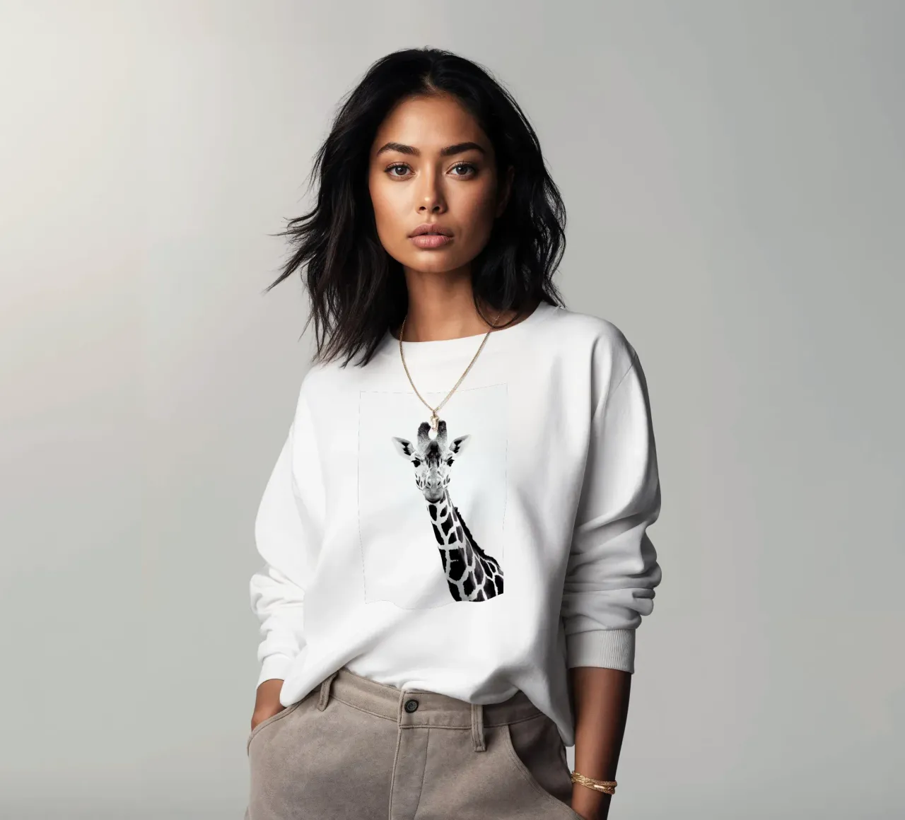 Giraffe felpa da Monika Strigel