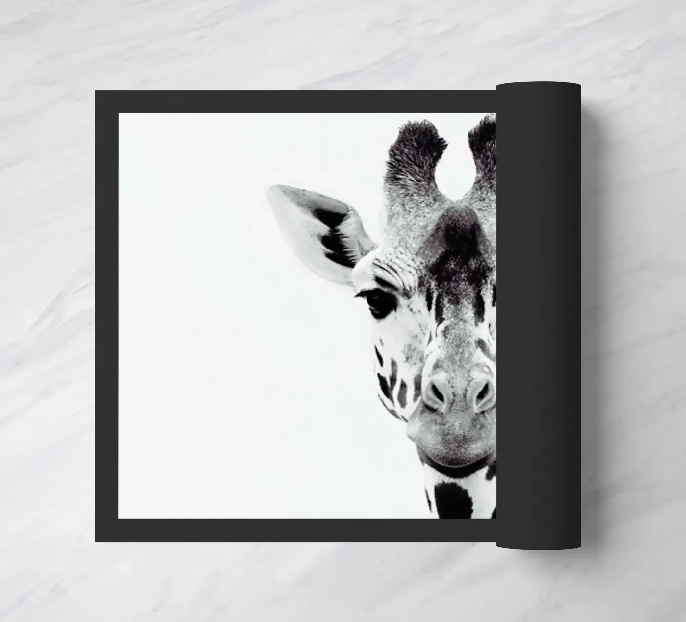 Giraffe deurmat van Monika Strigel