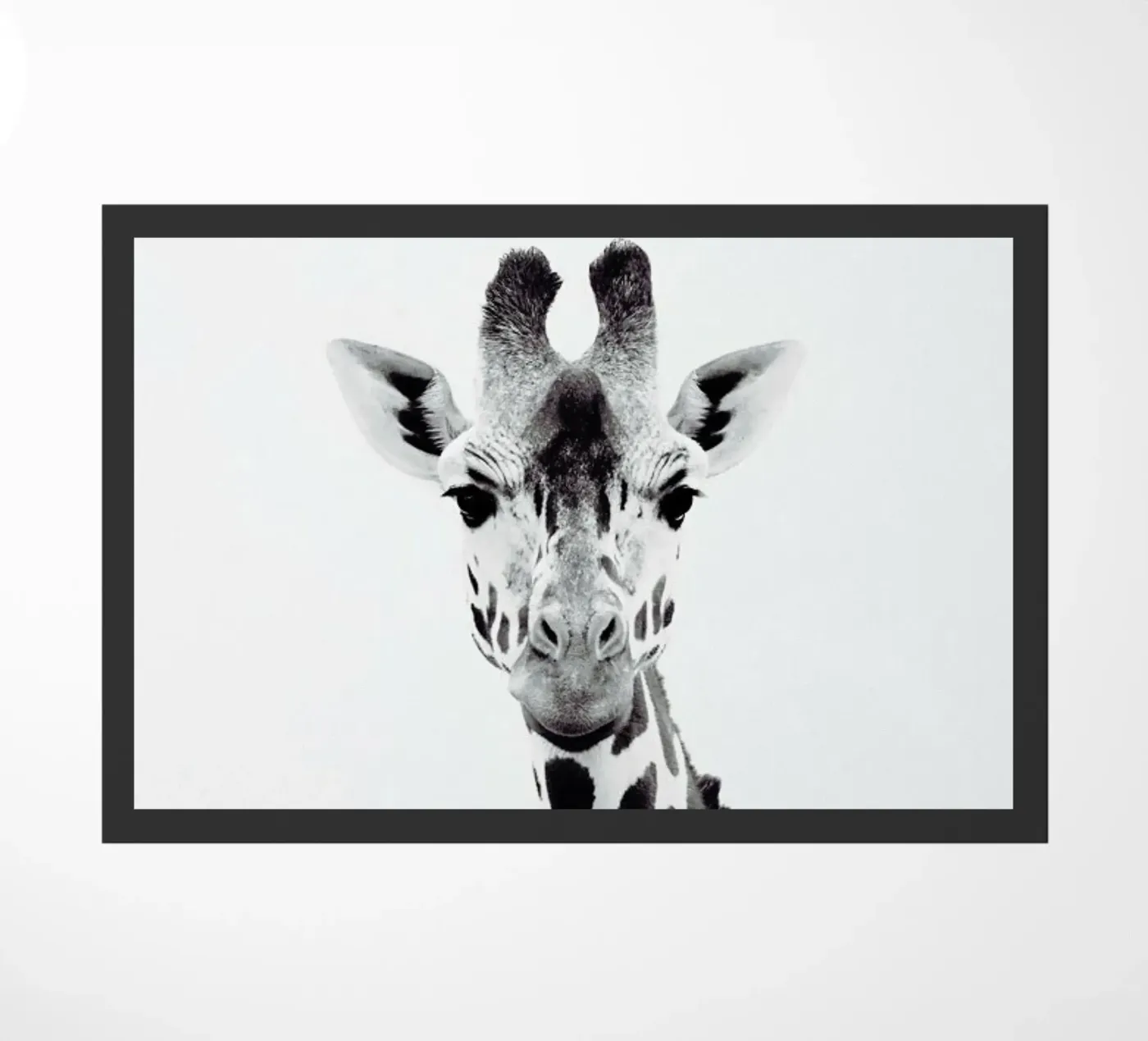 Giraffe deurmat van Monika Strigel