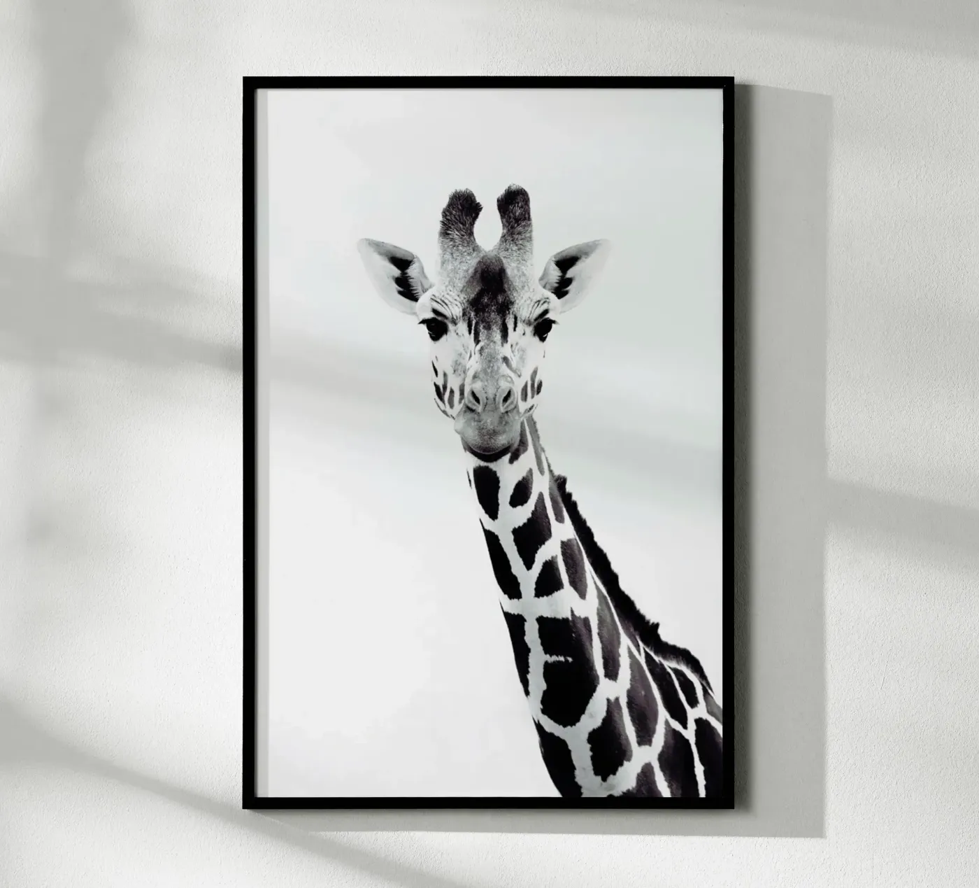 Giraffe poster by Monika Strigel