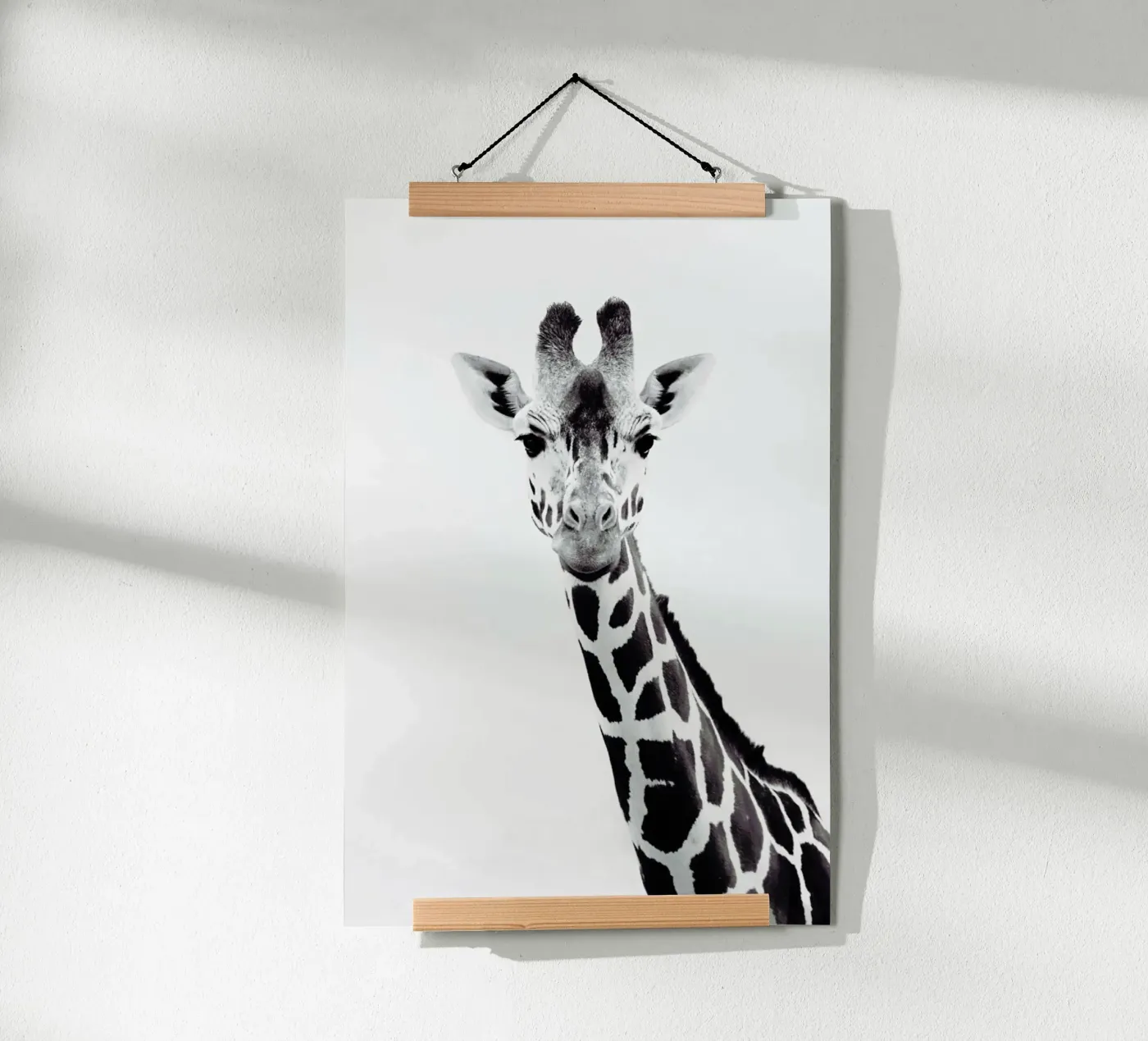 Giraffe poster by Monika Strigel