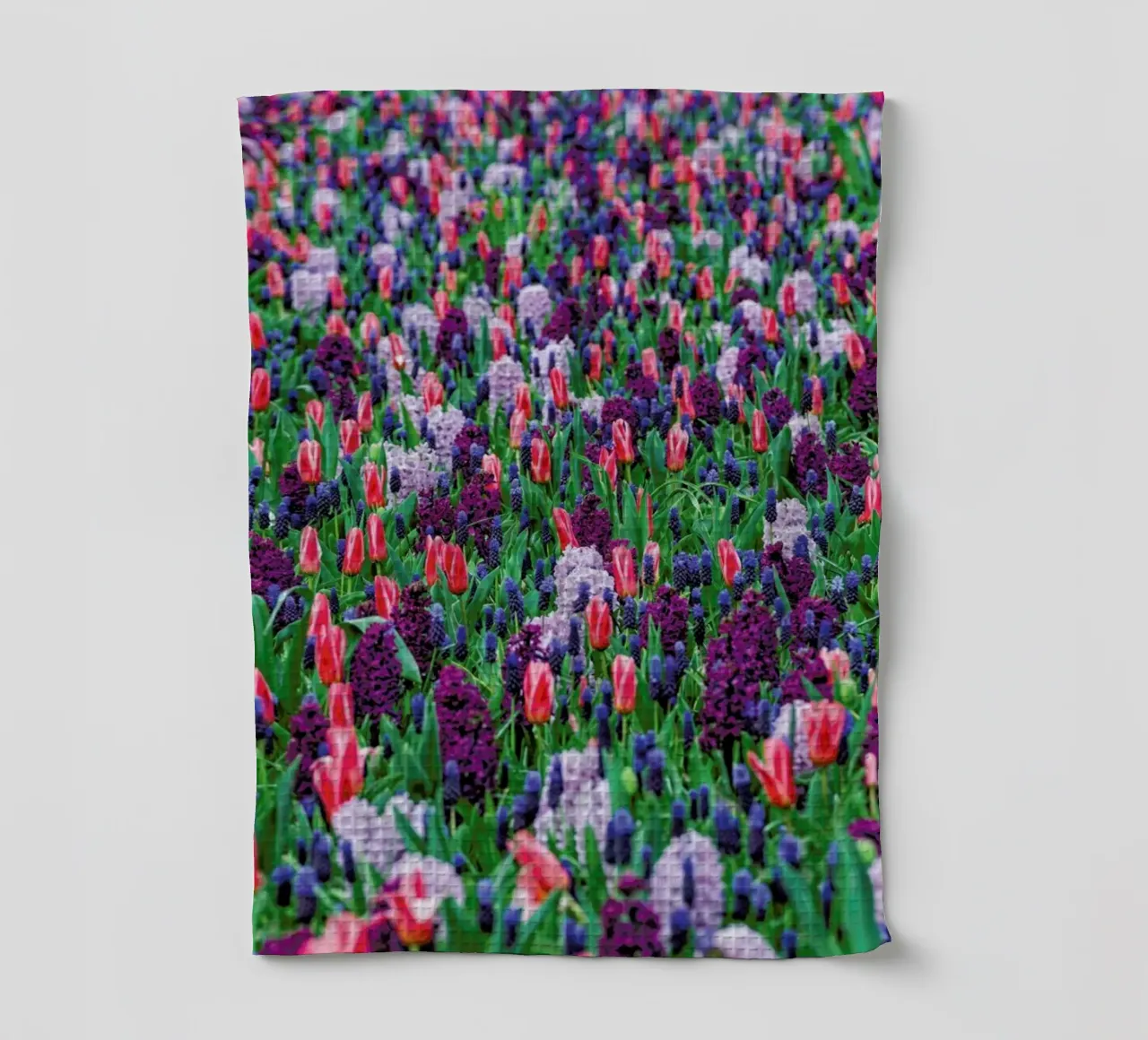 Tulip Field Purple canovaccio da cucina da Curious Collections by Marielle Leenders