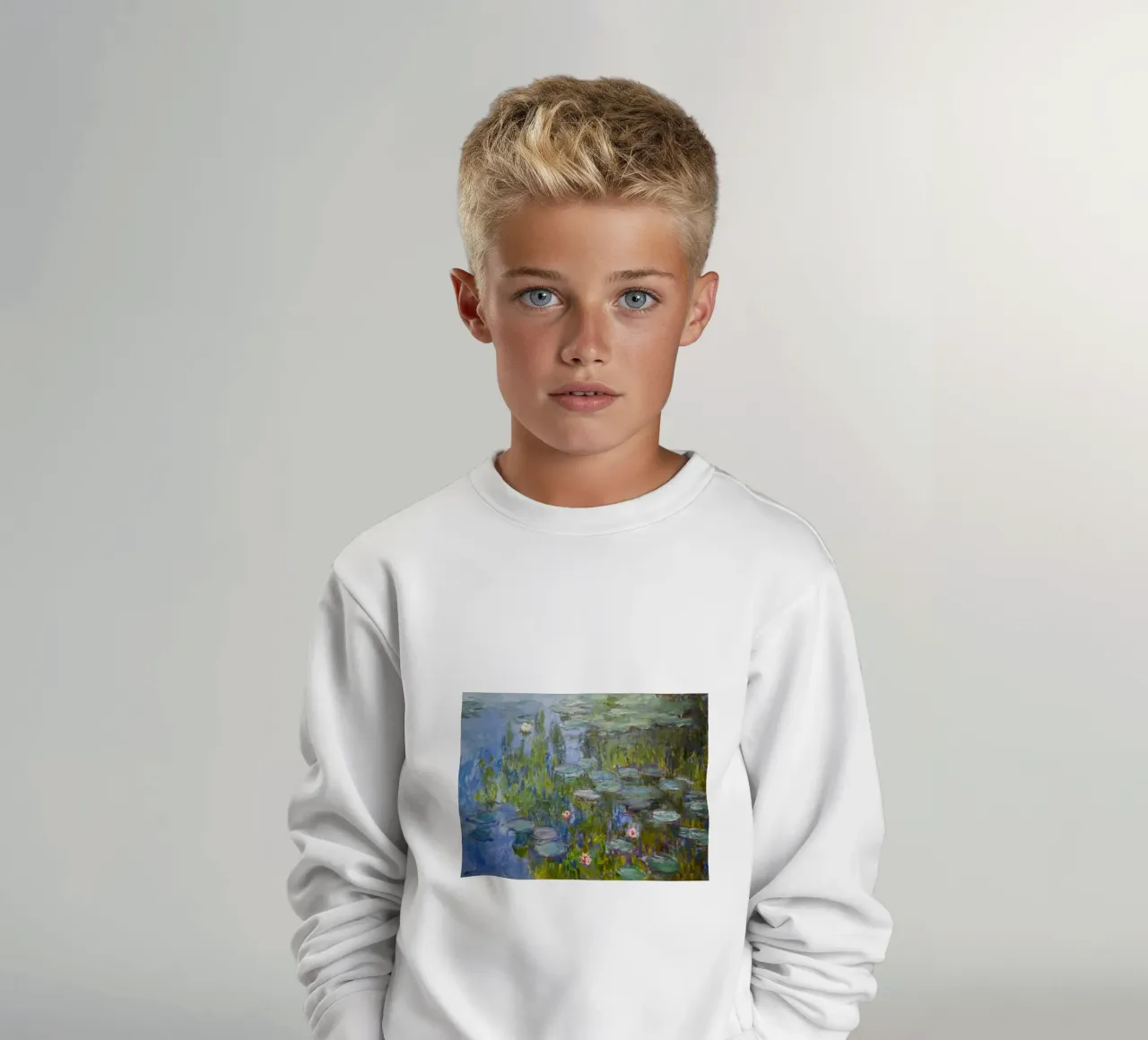 Claude Monet - Ninfee felpa bambino da Timeless Artworks