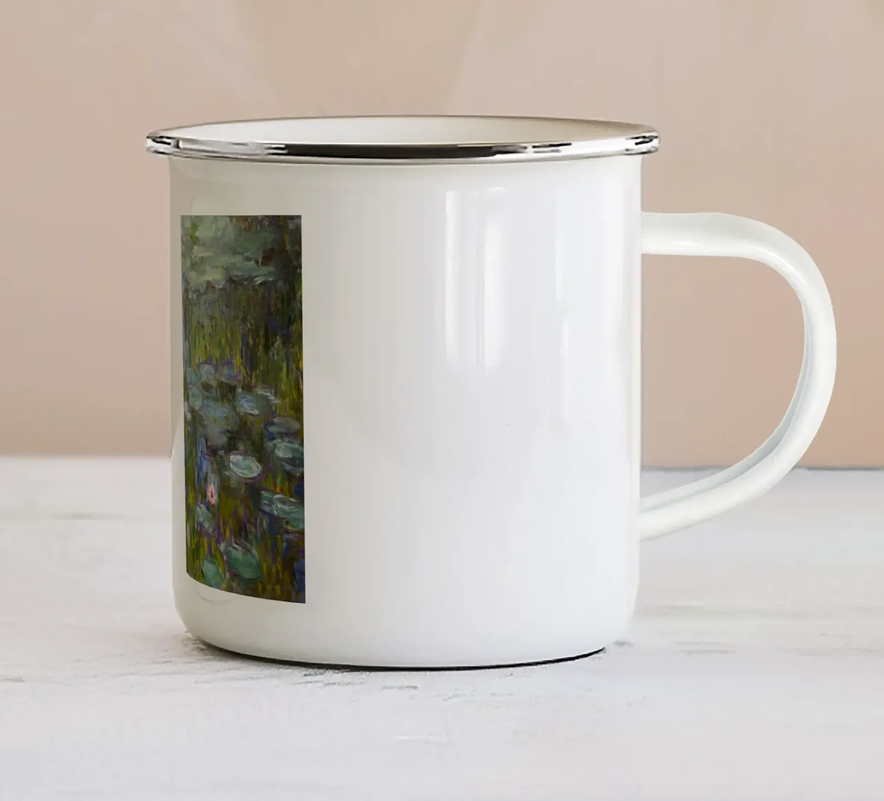 Claude Monet - Ninfee tazza in smalto da Timeless Artworks
