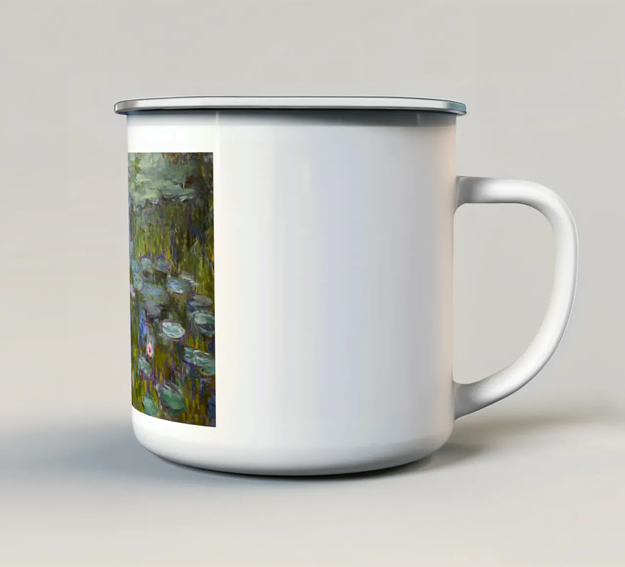 Claude Monet - Ninfee tazza in smalto da Timeless Artworks