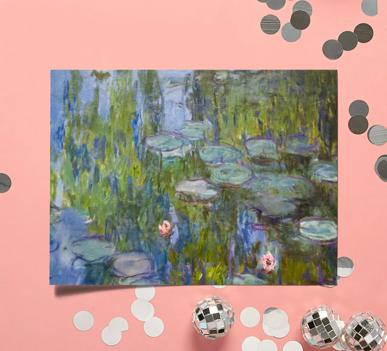 Claude Monet - Water Lilies sticker sheet by Timeless Artworks