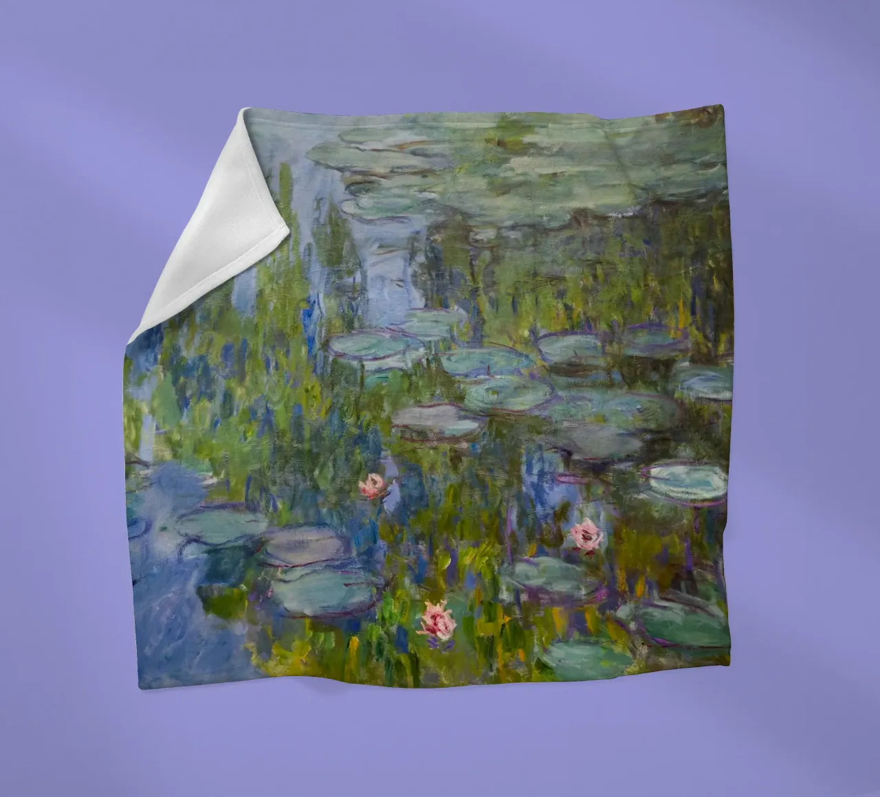 Claude Monet - Ninfee coperta in pile da Timeless Artworks