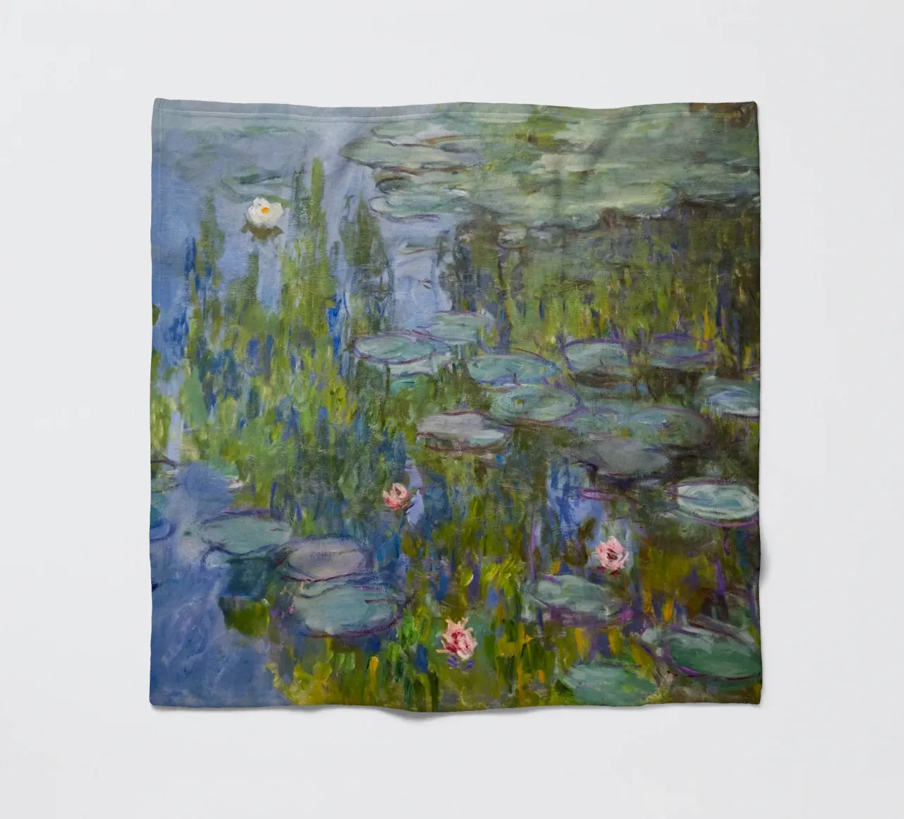 Claude Monet - Ninfee coperta in pile da Timeless Artworks