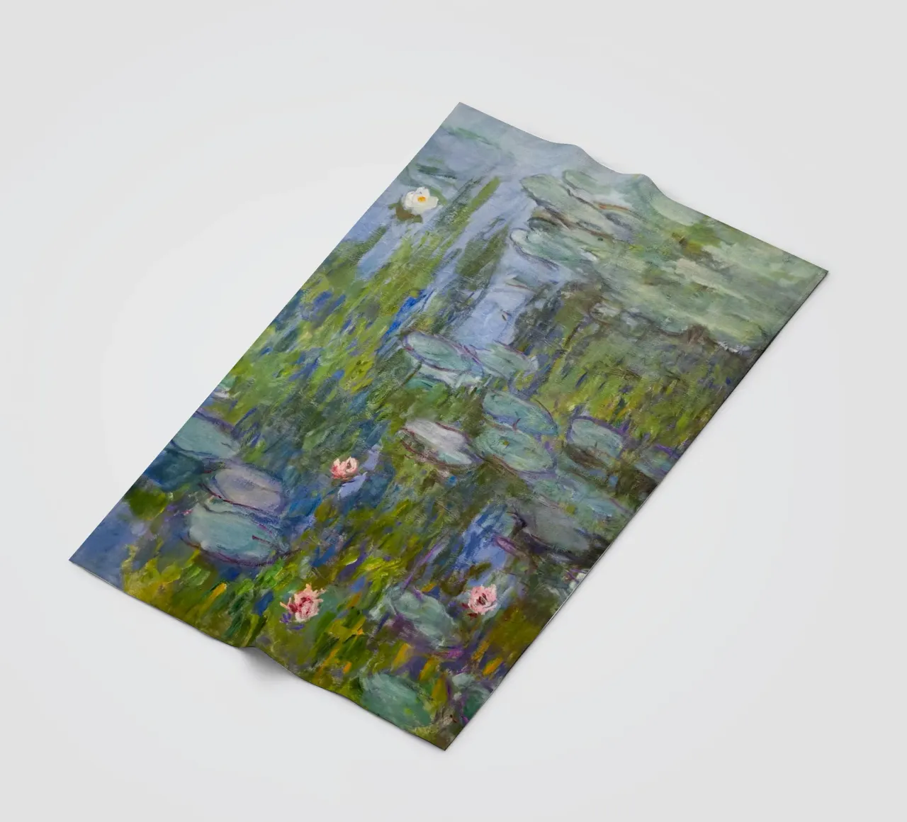 Claude Monet - Ninfee coperta in pile da Timeless Artworks