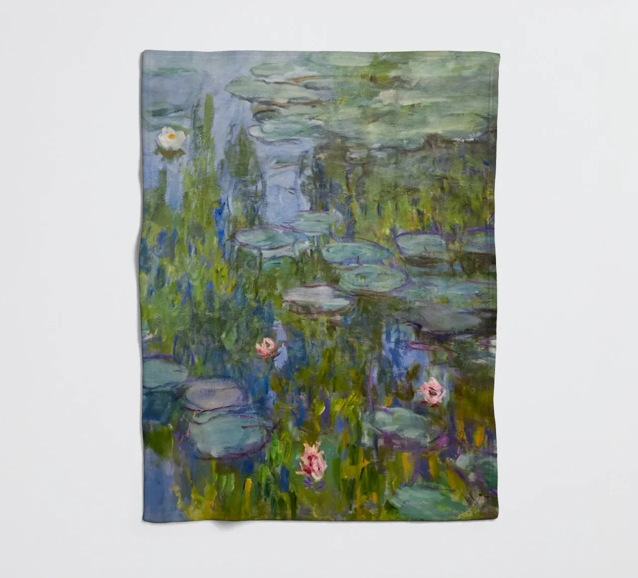 Claude Monet - Ninfee coperta in pile da Timeless Artworks
