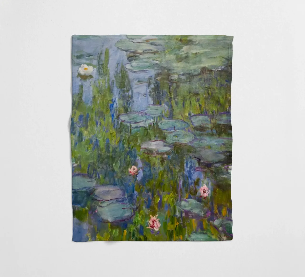 Claude Monet - Ninfee coperta in pile da Timeless Artworks