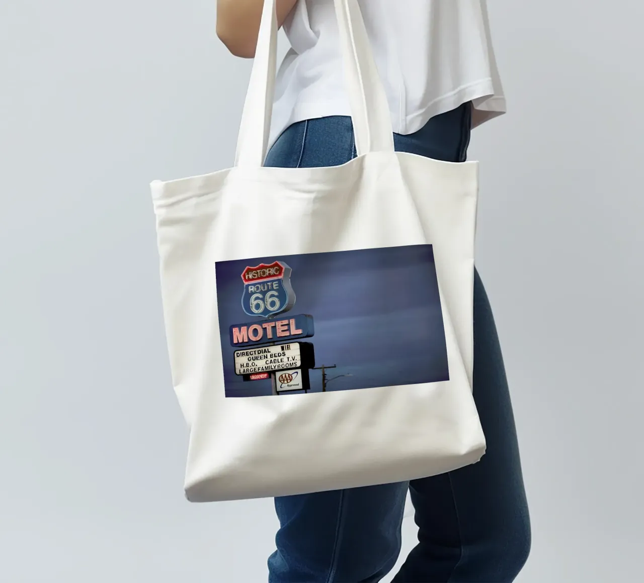 Neon Lights tote bag by Marc Gruninger