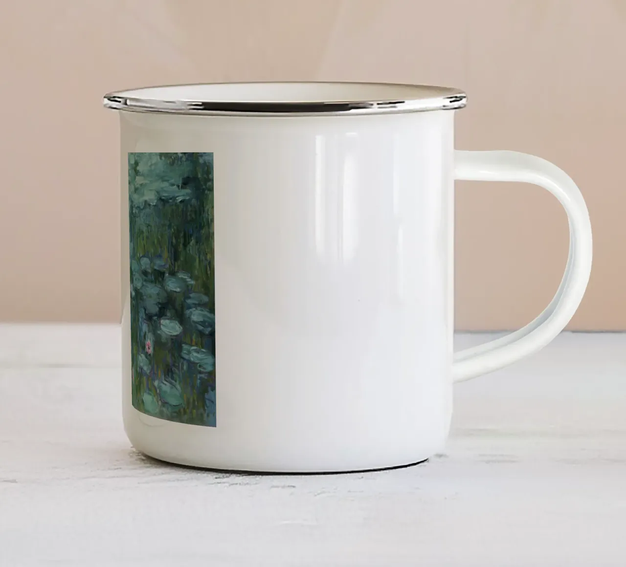 Claude Monet - Ninfee , 1915 tazza in smalto da Timeless Artworks