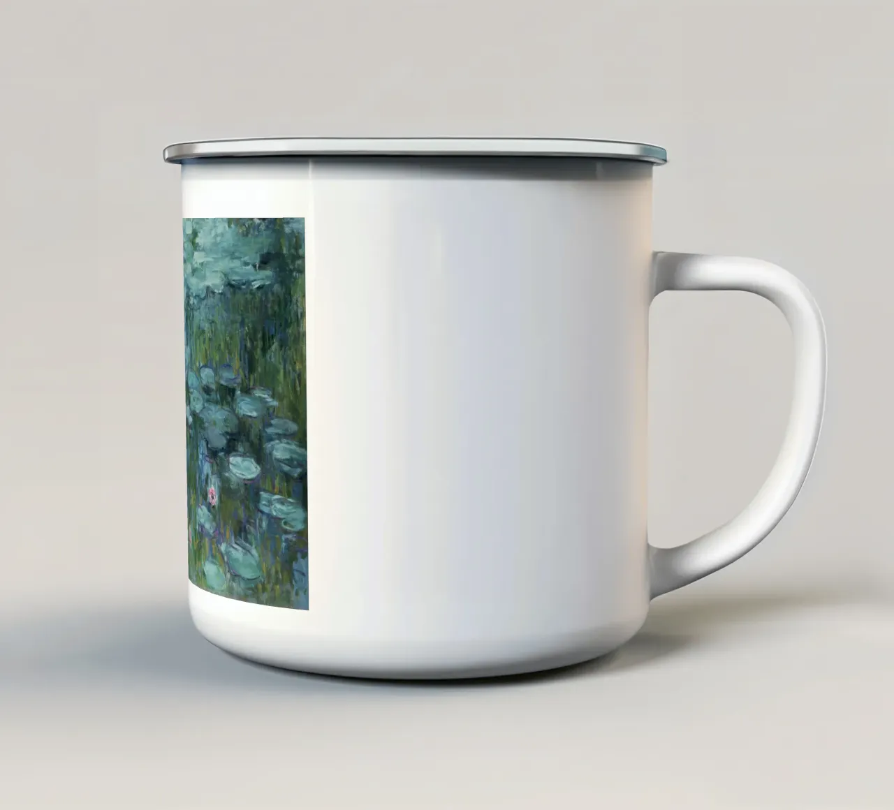 Claude Monet - Ninfee , 1915 tazza in smalto da Timeless Artworks