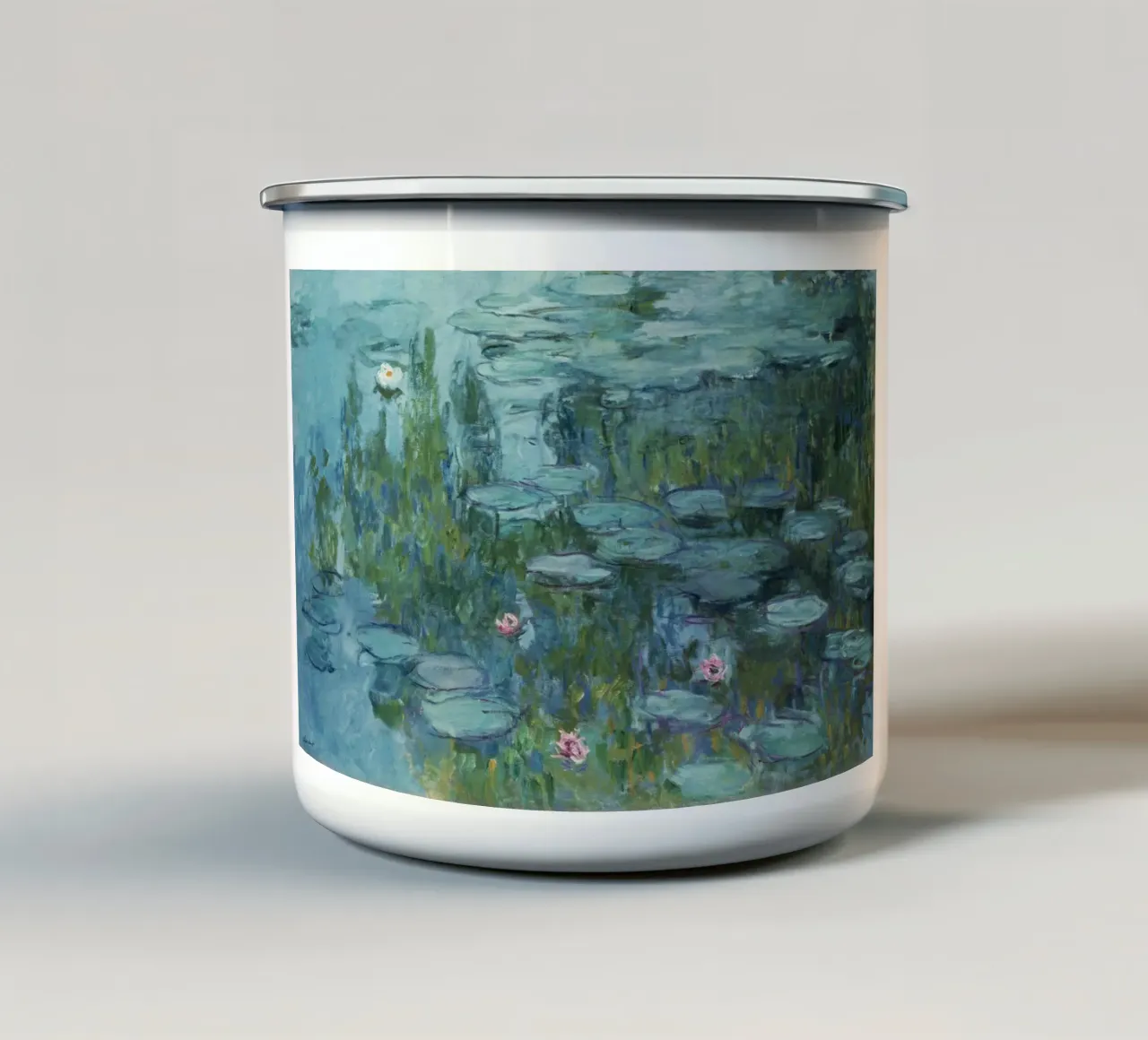 Claude Monet - Ninfee , 1915 tazza in smalto da Timeless Artworks
