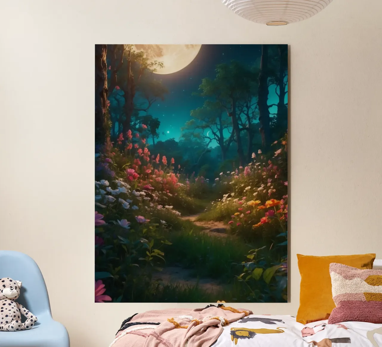 Full Moon In The Forest alu-dibond by ZARAH