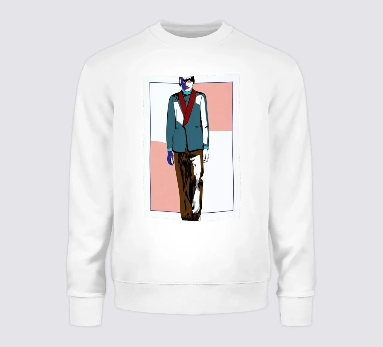 Man 3 Sweatshirt von Marcell Naubert