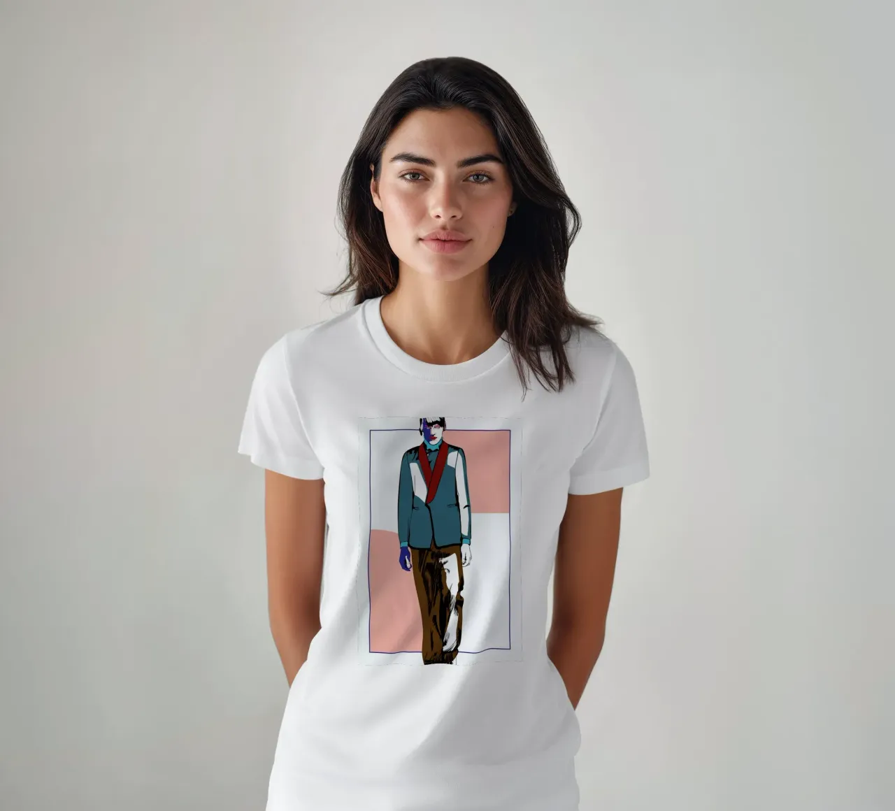 Man 3 t-shirt by Marcell Naubert