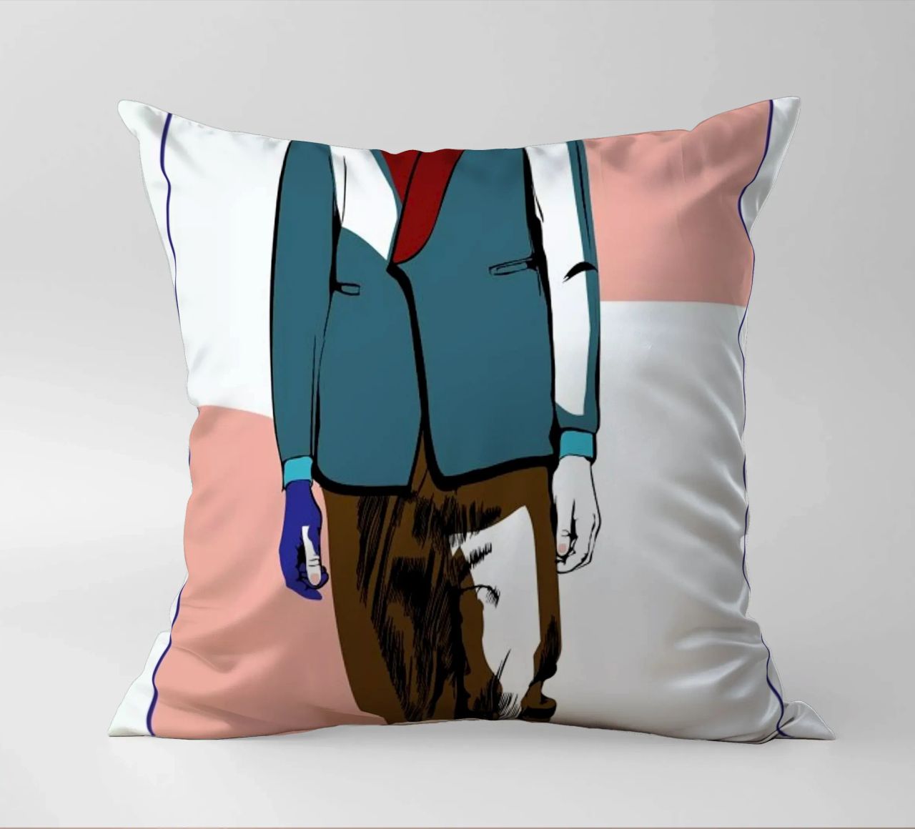 Man 3 cuscino da Marcell Naubert