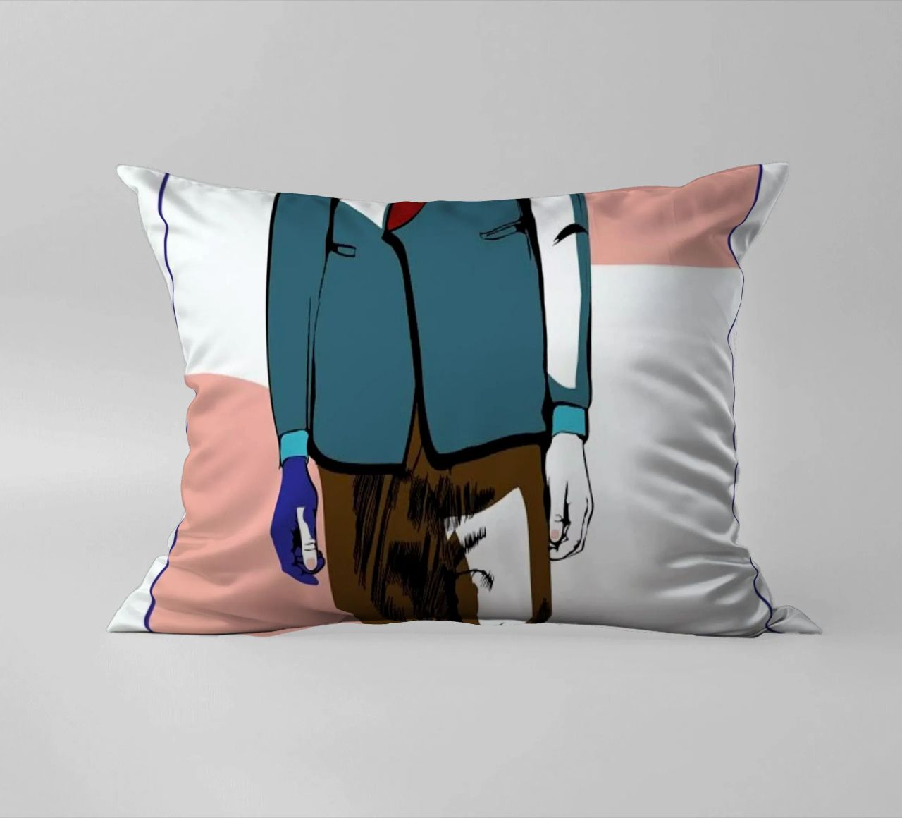 Man 3 cuscino da Marcell Naubert