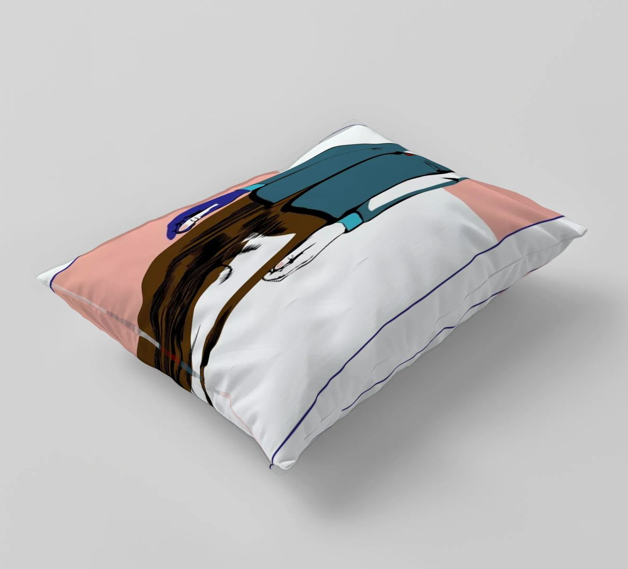 Man 3 cuscino da Marcell Naubert