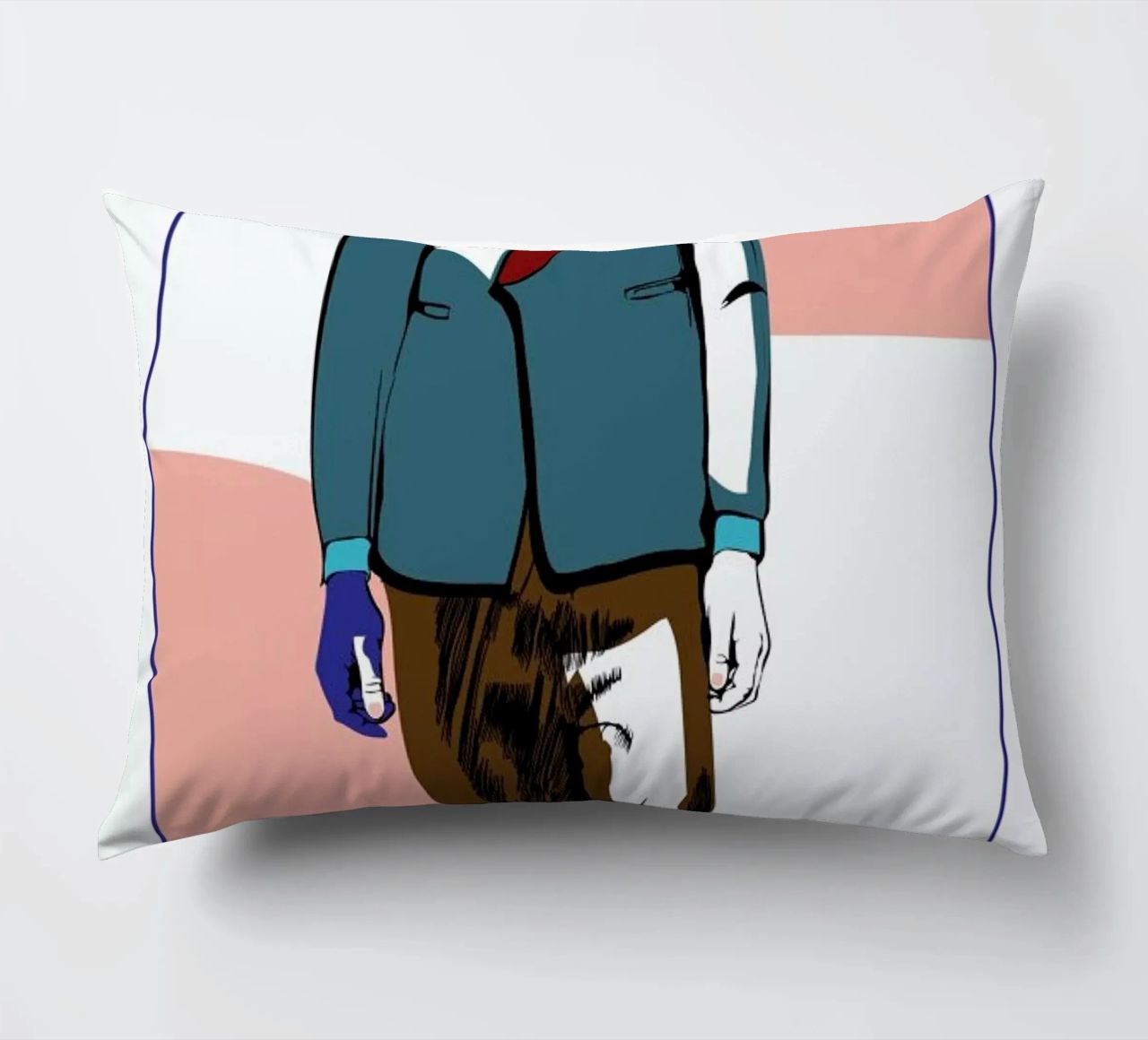 Man 3 cuscino da Marcell Naubert