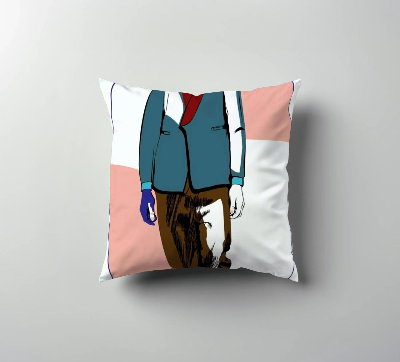 Man 3 cuscino da Marcell Naubert
