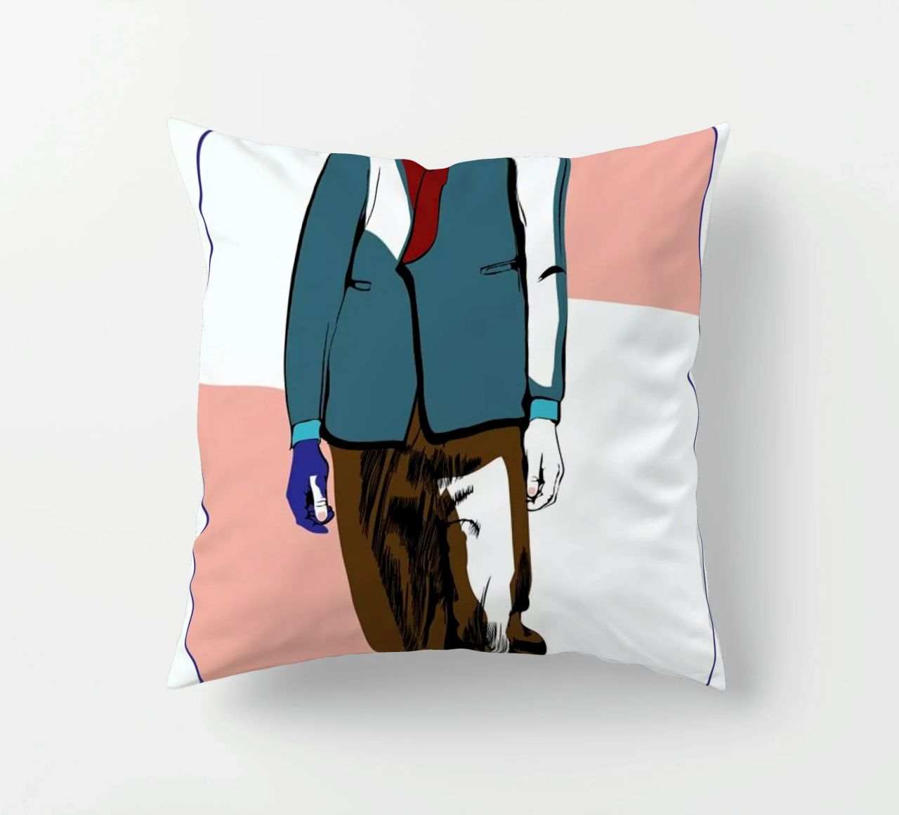 Man 3 cuscino da Marcell Naubert