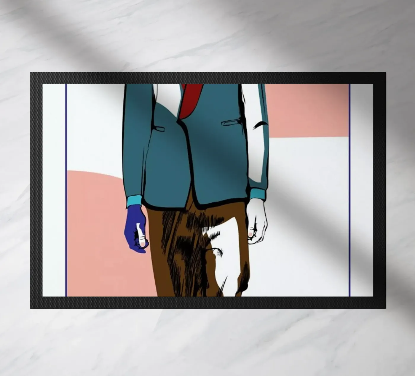 Man 3 deurmat van Marcell Naubert