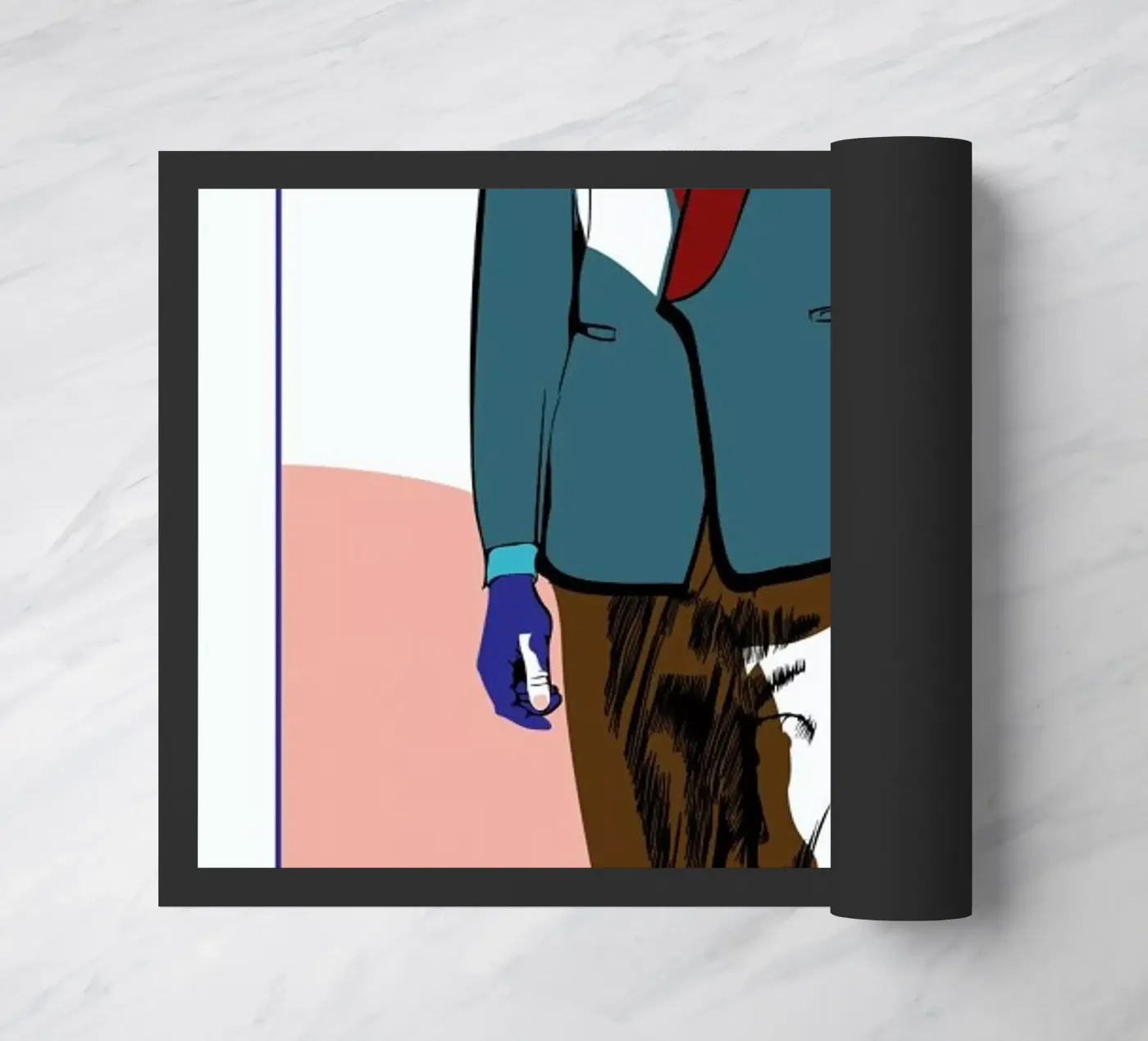 Man 3 deurmat van Marcell Naubert