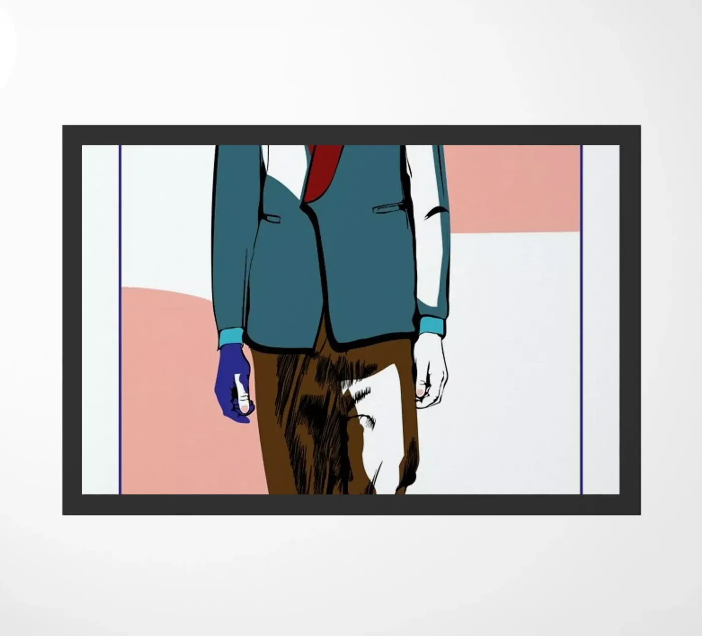 Man 3 deurmat van Marcell Naubert