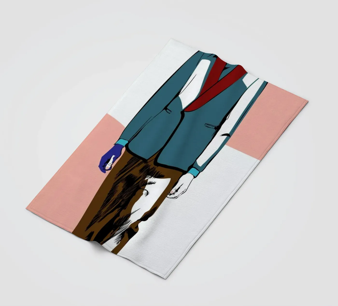 Man 3 Fleecedecke von Marcell Naubert