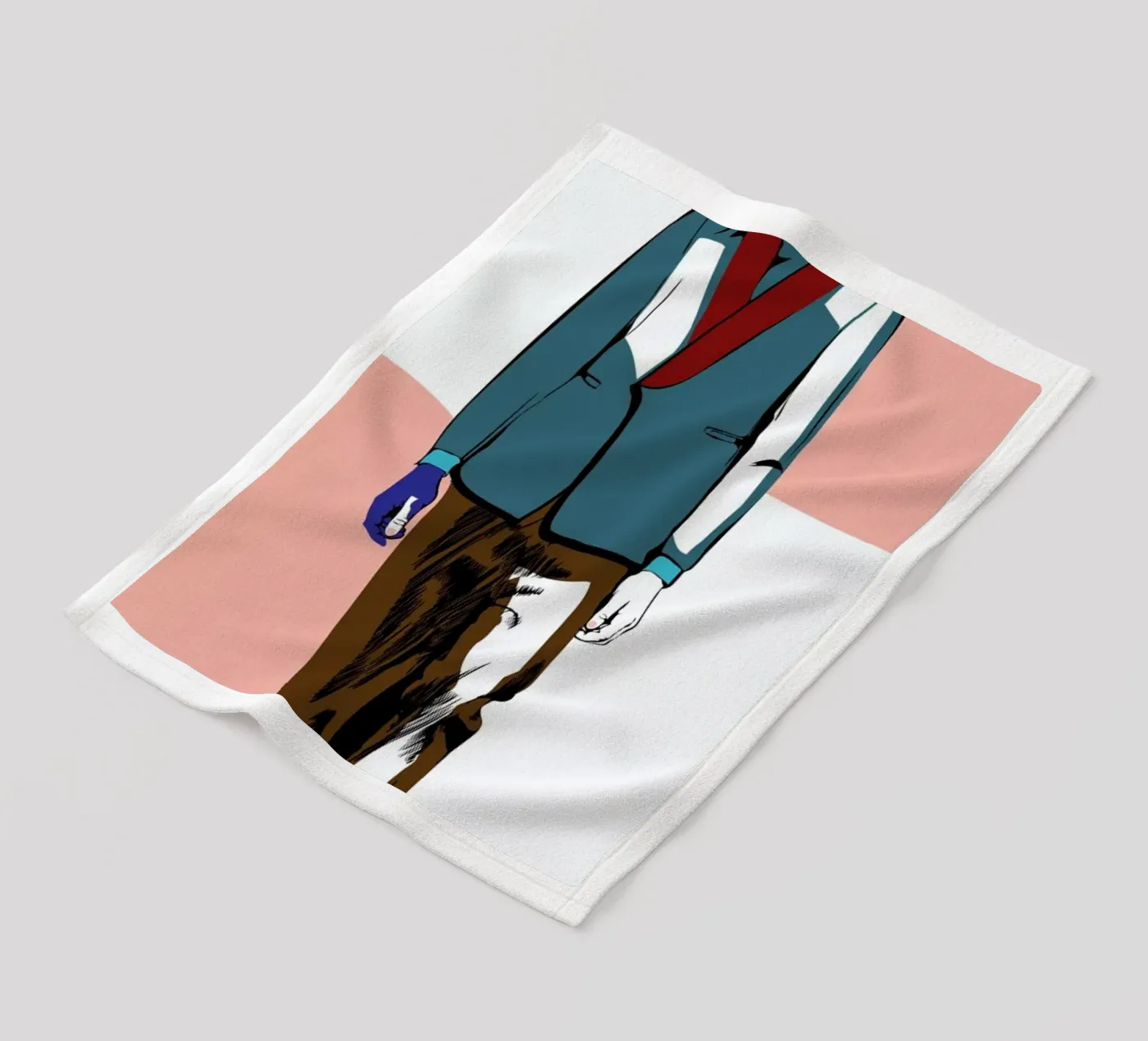 Man 3 Fleecedecke von Marcell Naubert