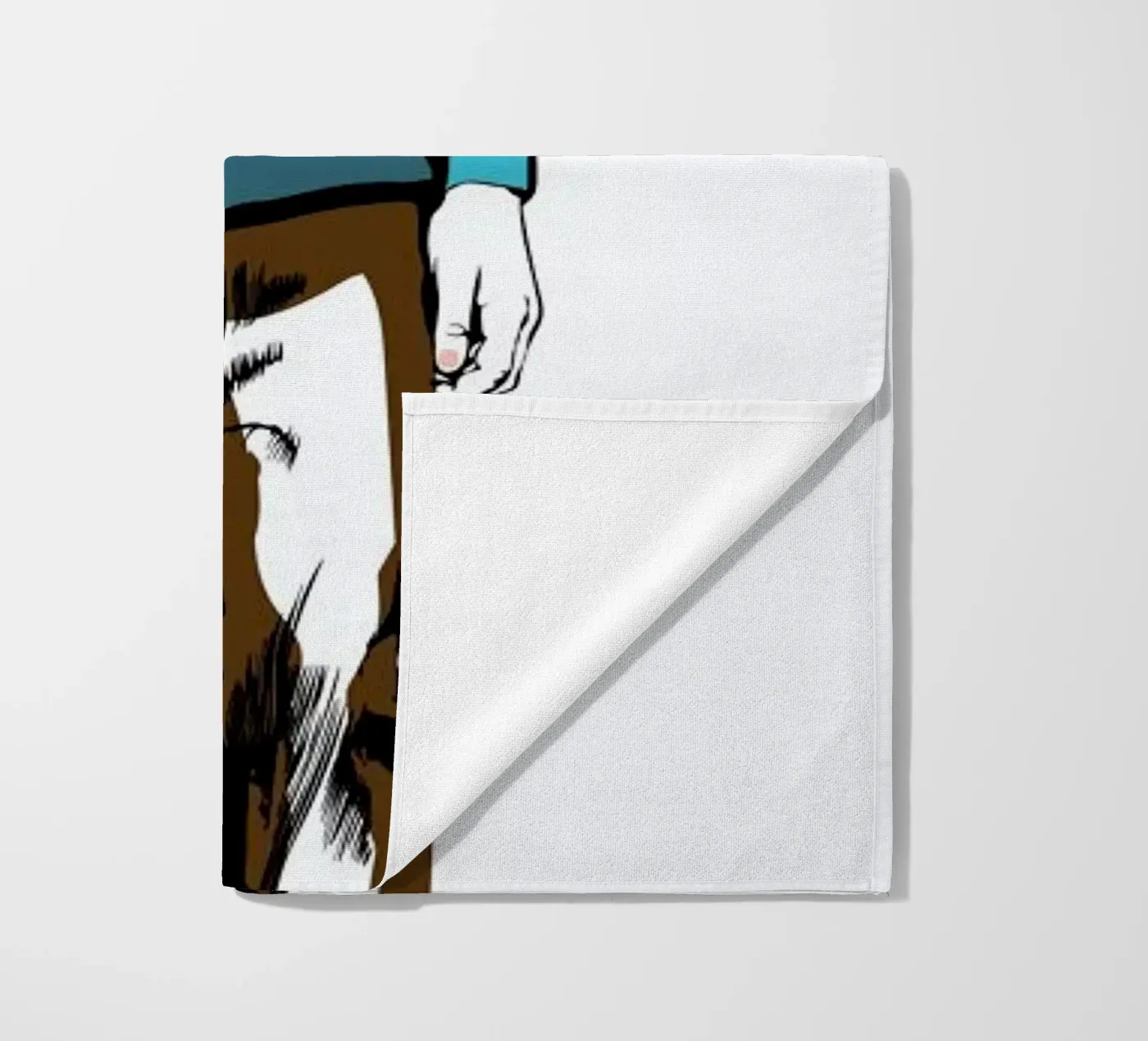 Man 3 strandhanddoek van Marcell Naubert