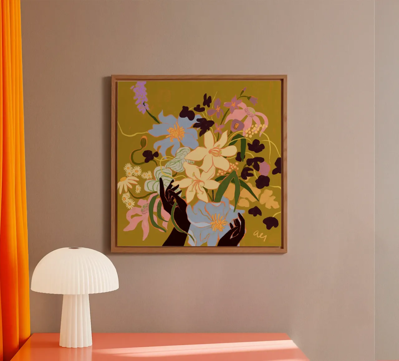 A Touch of Nature alluminio dibond da Arty Guava