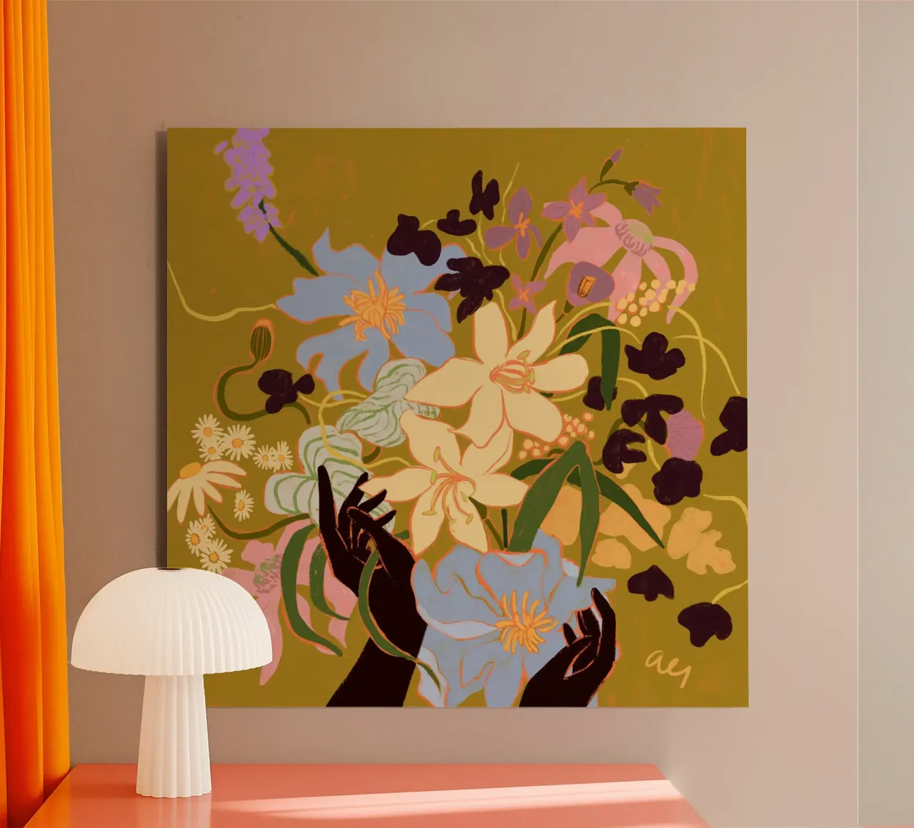 A Touch of Nature alluminio dibond da Arty Guava