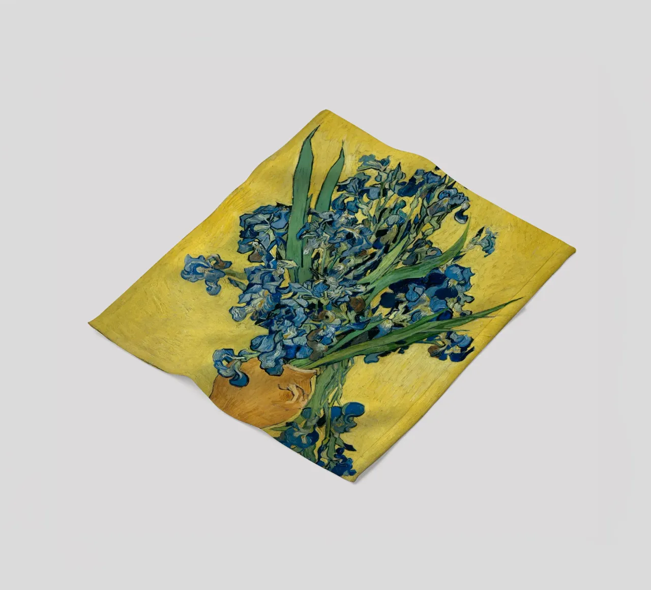 Vincent van Gogh - Irises fleece blanket by Timeless Artworks