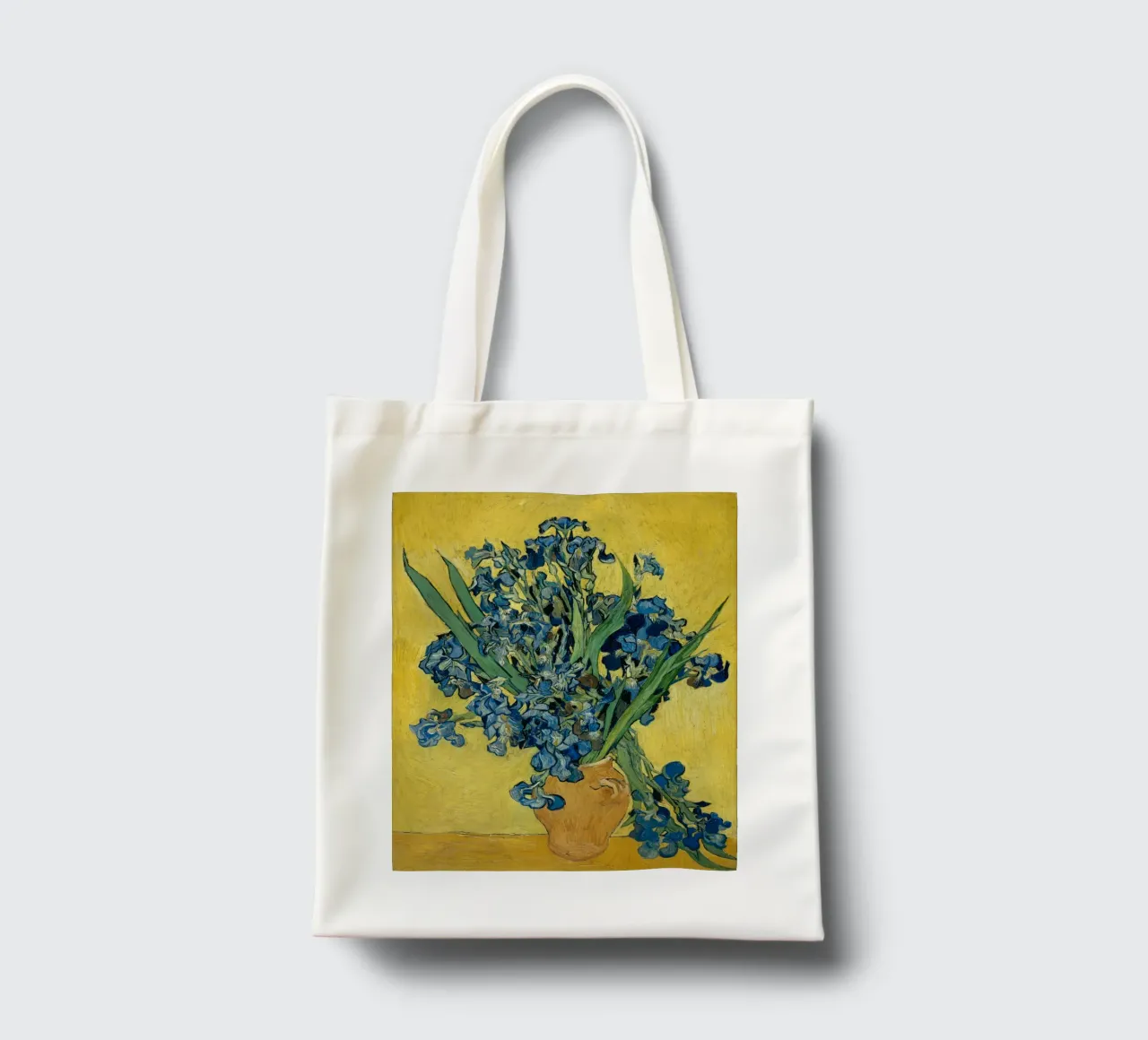 Vincent van Gogh - Irises tote bag by Timeless Artworks