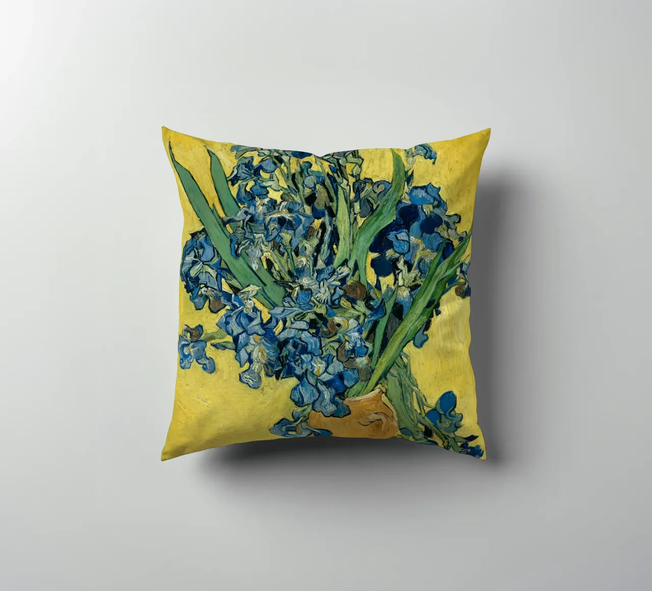 Vincent van Gogh - Irises decorative cushion by Timeless Artworks