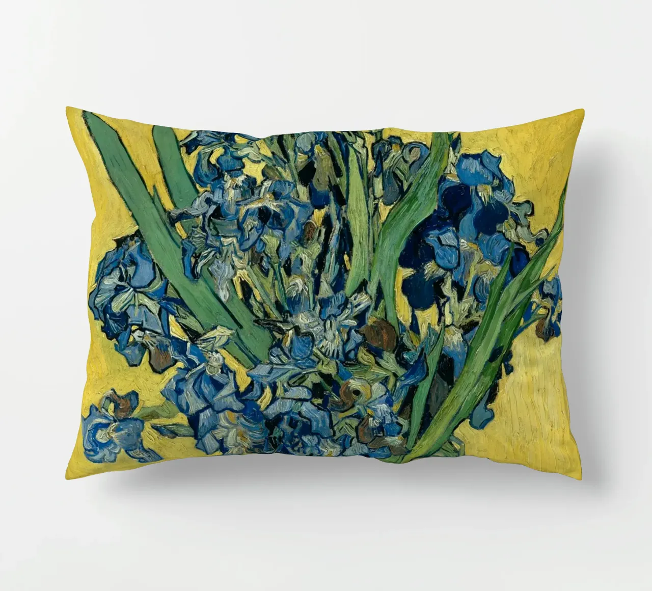 Vincent van Gogh - Irises decorative cushion by Timeless Artworks