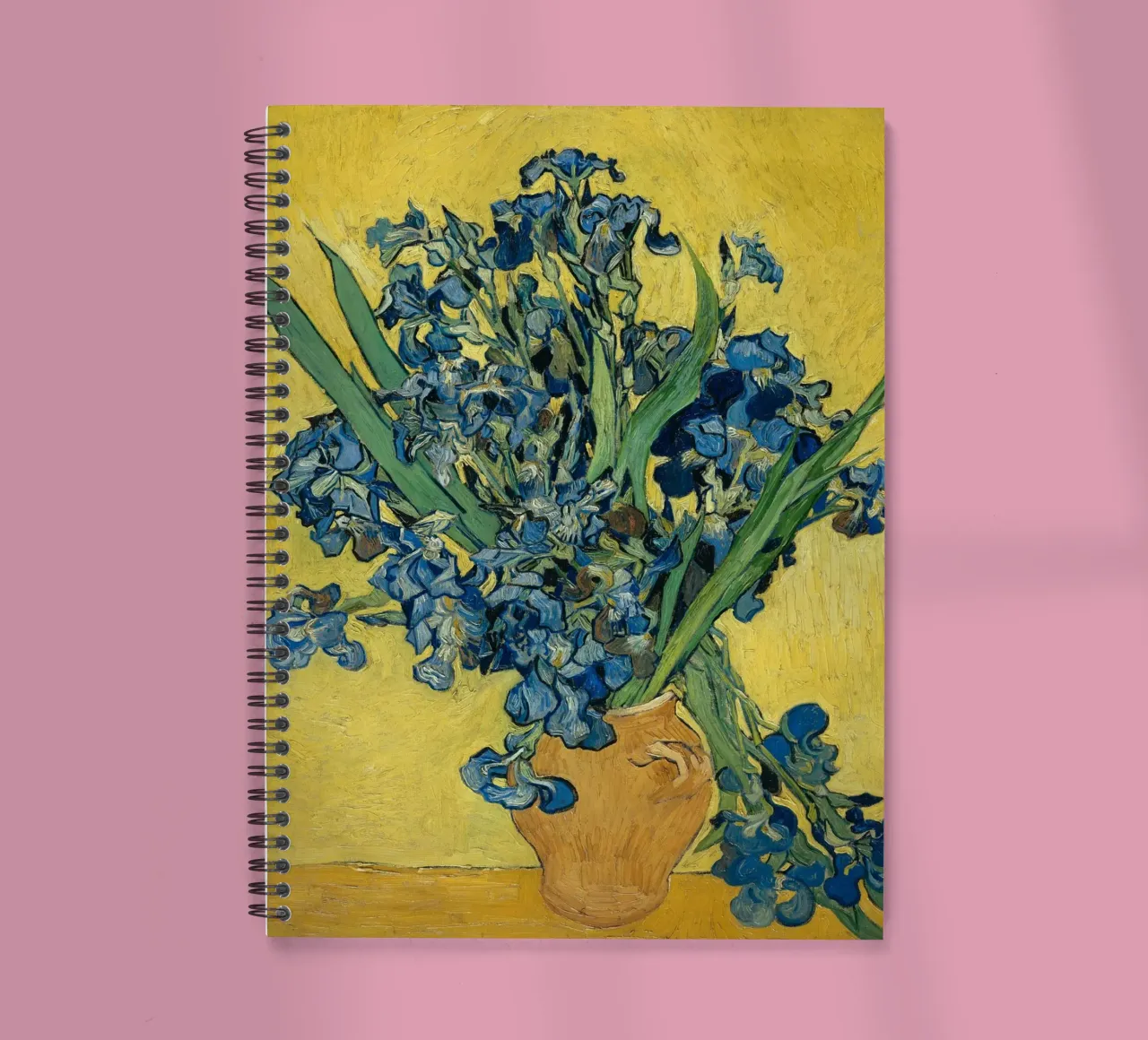 Vincent van Gogh - Irises spiral notebook by Timeless Artworks