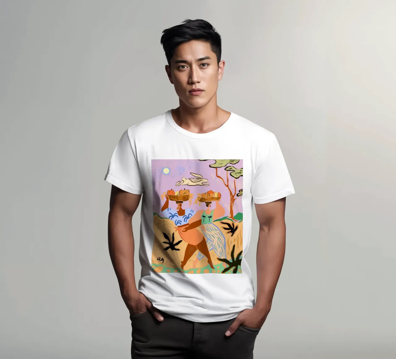 Sorelle d'autunno t-shirt da Arty Guava