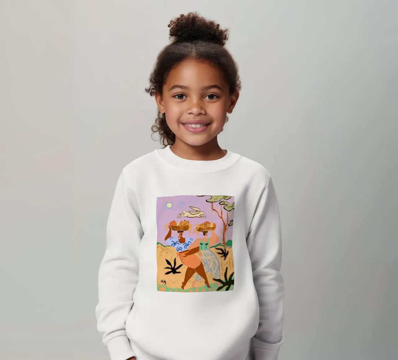 Sorelle d'autunno felpa bambino da Arty Guava