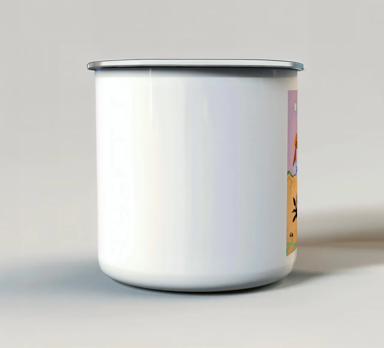 Sorelle d'autunno tazza in smalto da Arty Guava
