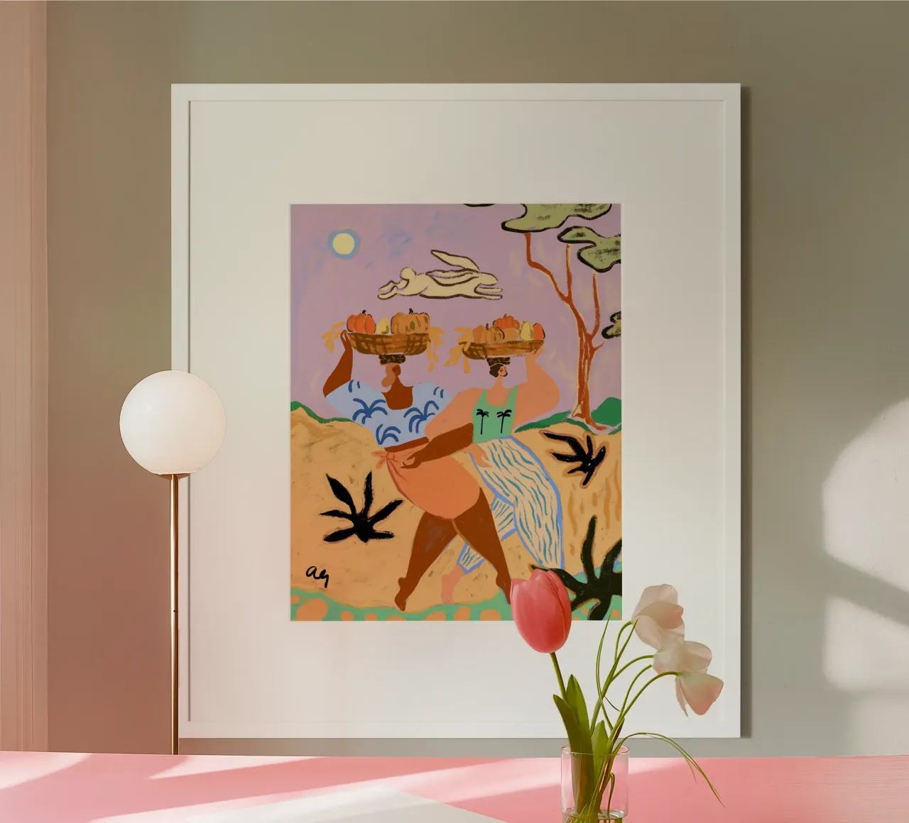 Sorelle d'autunno carta hahnemühle da Arty Guava
