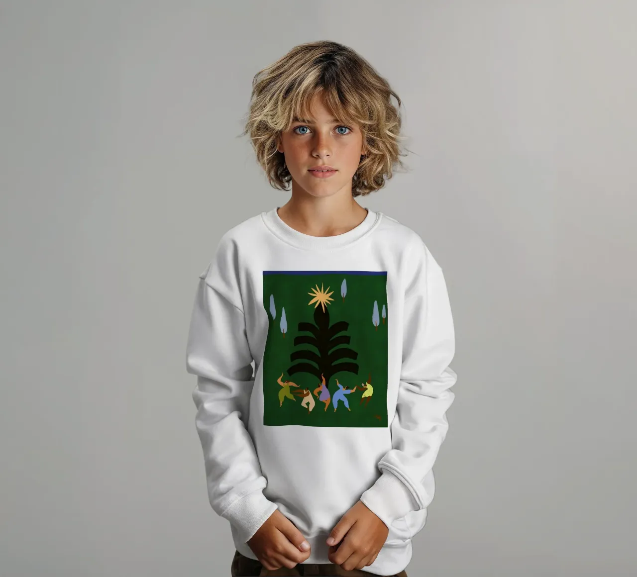 Baldoria natalizia felpa bambino da Arty Guava