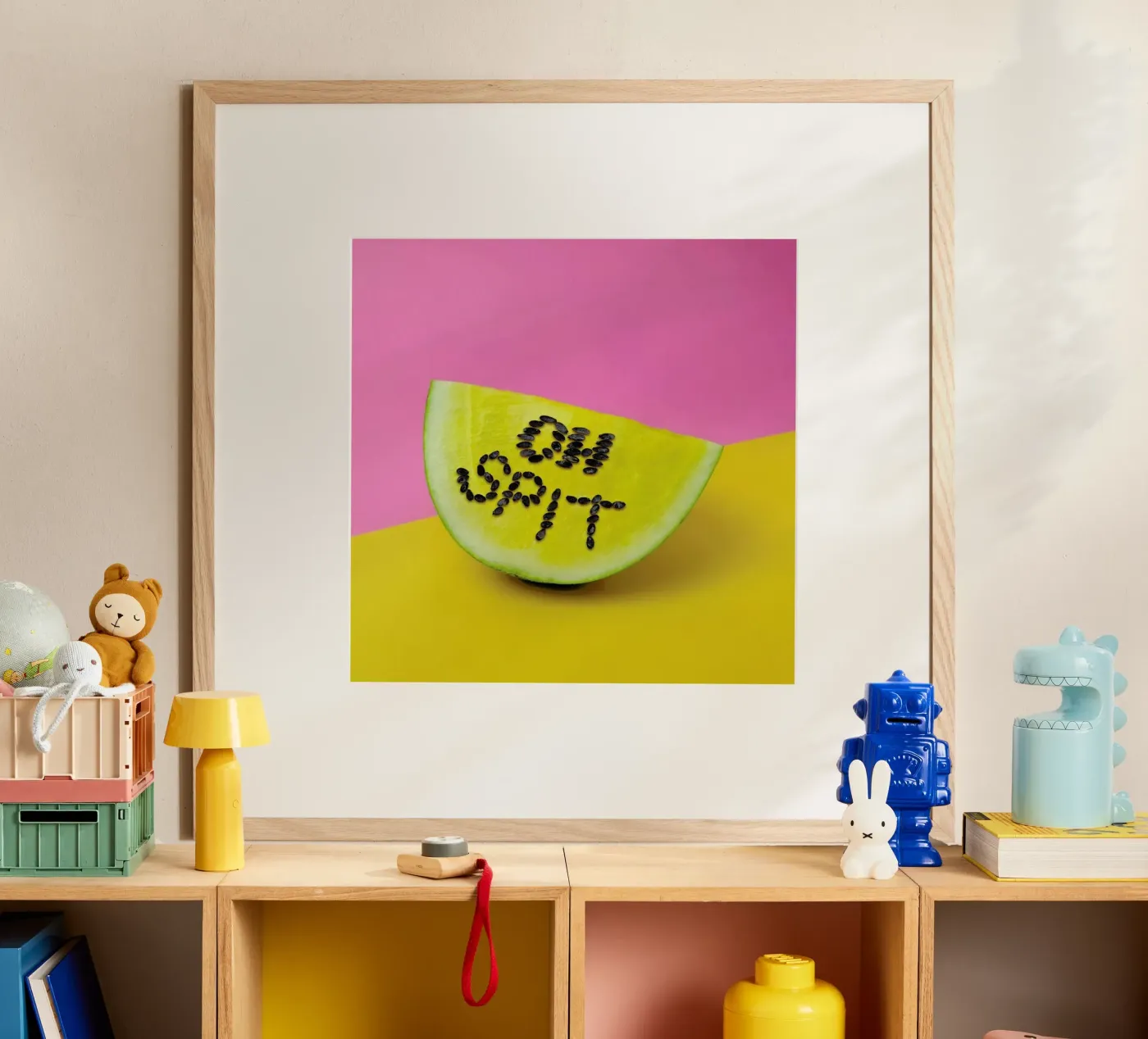 Oh, Spit! poster by Juj Winn